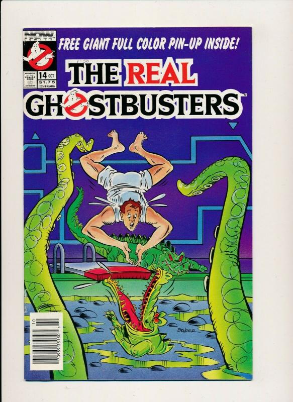 Now Comics, The Real Ghostbusters #14 1988 ~  VF (PF556) 