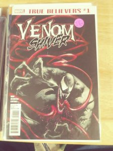 TRUE BELIEVERS VENOM  SHIVER # 1   2017  marvel    way eddie brock key