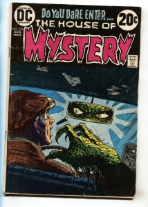 HOUSE OF MYSTERY #216--1973--DC--TAXI CAB HORROR COVER-- VG