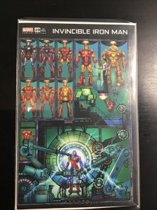 INVINCIBLE IRON MAN #10 - BOB LAYTON - WRAPAROUND VARIANT (2023)