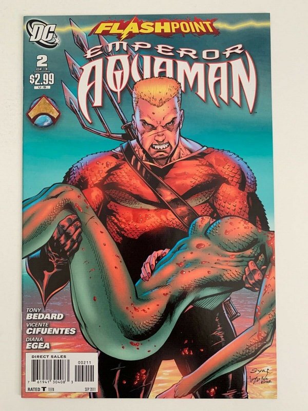 Flashpoint: Emperor Aquaman #2 in Near Mint + condition. DC comics 