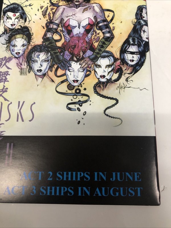 Habuki :Masks Of The Noh (1996) # 1 Variant • Calibar Comics • Signed David Mack