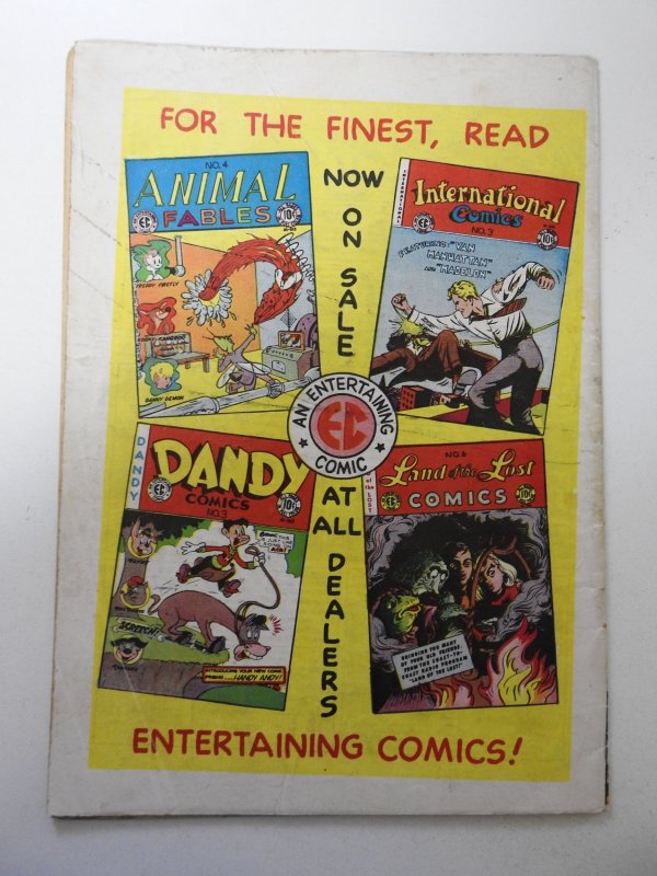 International Comics #3 (1947) VG- Cond moisture stain, 1 in tear fc, pencil fc