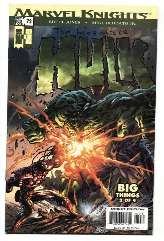 Incredible Hulk #72 1st Iron Man Gamma Radiation armor 2004