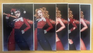 Harley Quinn Cosplay 5 Book Set by Dravacus BooKoo Exclusive Limited to 100