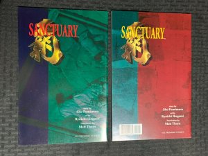 1995 SANCTUARY PART THREE #2 & 3 VG/FN Viz Comics LOT of 2