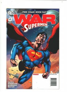 War of the Supermen #0 NM- 9.2 DC Comics Free Comic Book Day 2010