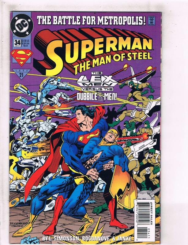 Lot of 9 Man of Steel DC Comics #30 38 39 40 41 42 43 44 45 46 Superman CB7