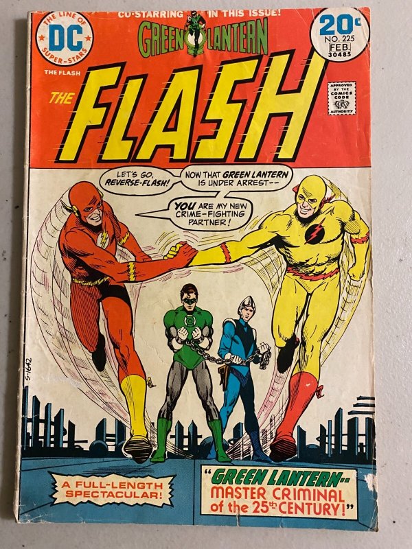 Flash #225 Reverse Flash + Green Lantern 4.0 (1974)