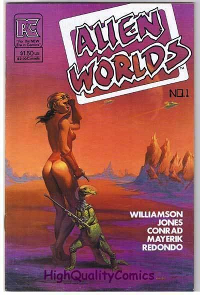 ALIEN WORLDS #1, VF, Val Mayerik, Nestor Redond , 1982, Pacific Comics