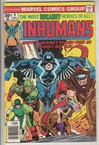 Inhumans, The #8 (Dec-76) VF/NM High-Grade Black Bolt, Gorgon, Triton, Karnak...