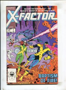 X-Factor #1 - Direct Edition / 1st Rusty & Cameron (9.0) 1986 