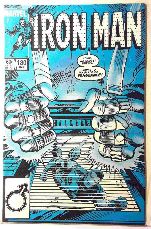 Iron Man #180 (1984) Marvel Comics 1st Print Comic Book