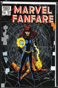 Marvel Fanfare #10 Facsimile Edition Cover (2020) Black Widow