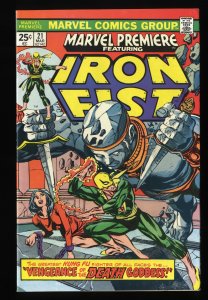 Marvel Premiere #21 VF 8.0 Comics Iron Fist 1st Misty Knight!