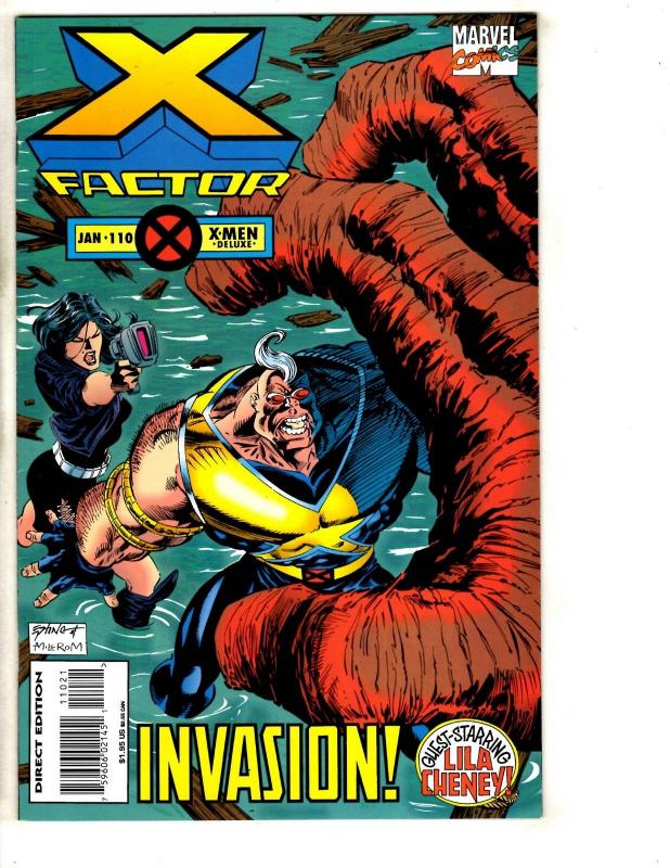 10 X-Factor Marvel Comic Books # 110 111 112 113 114 115 116 117 118 119 CR53