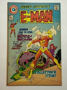 E-Man #1 1st Appearance of E-Man & Nova Kane 1973 Charlton Comics