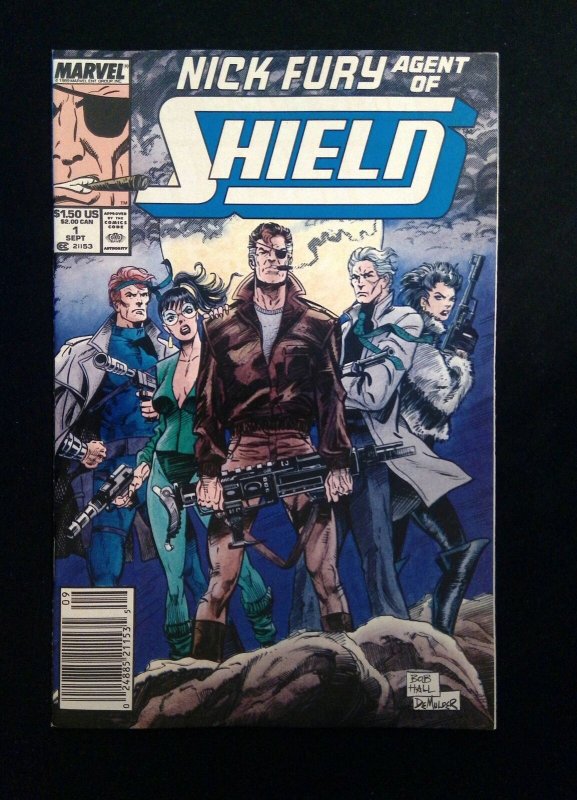 Nick Fury Agents of SHIELD #1 (3RD SERIES) MARVEL Comics 1989 VF+ NEWSSTAND | Comic Books - Copper Age, Marvel, Nick Fury, War / HipComic Nick Fury Agents of SHIELD #1 (3RD SERIES) MARVEL Comics 1989 VF+ NEWSSTAND | Comic Books - Copper Age, Marvel, Nick Fury, War / HipComic