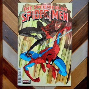 SPECTACULAR SPIDER-MEN #1 NM (Marvel 2024) Team-Up PETER PARKER & MILES MORALES