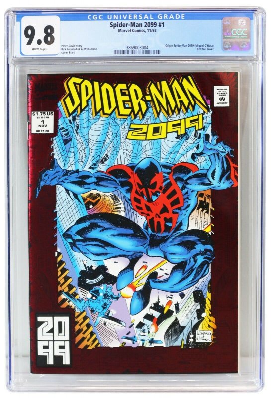 Spider-Man 2099 #1 CGC 9.8 1992 Marvel Comics 1st Miguel O'Hara