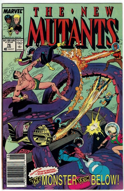 New Mutants #76 (1983 v1) Louise Simonson Boom-Boom X-Factor Newsstand NM