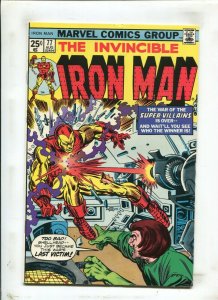 IRON MAN #77 (8.5) I CRY: REVENGE!! 1975