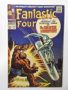 Fantastic Four #55 (1966) VG/FN Condition! ink fc
