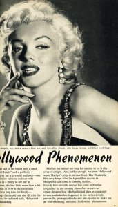 Movieland's 1954 Annual Magazine  Marilyn Monroe on Cover  Hollywood Cel...