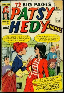 Patsy and Hedy Annual #1 1963- Paper Dolls- Marvel Romance VG- 