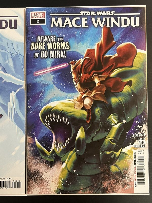 STAR WARS MACE WINDU #2 CVR A + 1:25 CLARKE VAR MARVEL IN-HAND 2024 PROSHIPPER