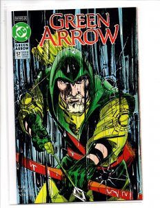 DC Comics Green Arrow #57 (1992) Mike Grell Cover & Story Rick Hoberg Art