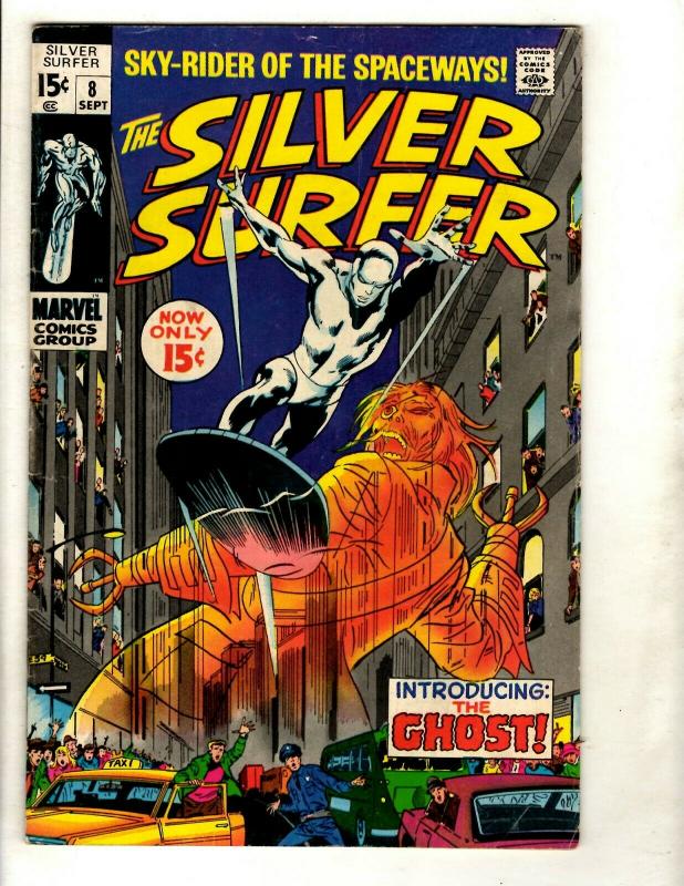 Silver Surfer # 8 FN/VF Marvel Comic Book Avengers Fantastic Four Galactus GK1