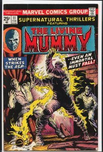 Supernatural Thrillers #11 (1975) The Living Mummy