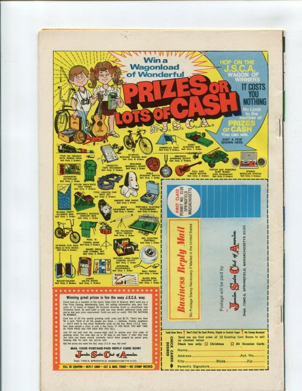 FANTASTIC FOUR #138 (6.5) MEDUSA!! MADNESS IS MIRACLE MAN!! 1973