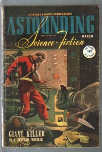 Astounding Science Fiction British Edition 3/1946-sci-fi pulp fiction-Leinste...