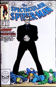 THE SPECTACULAR SPIDER-MAN Comic # 139 — Tombstone - Arranger — 1988 Marvel VF+