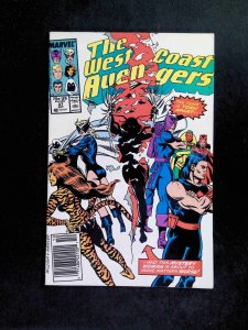 Avengers West Coast #37  Marvel Comics 1988 VF- Newsstand