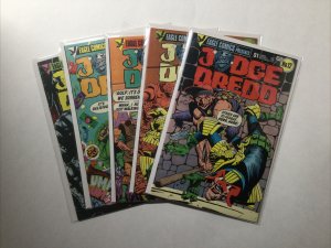 Judge Dredd 12 13 14 15 16 Lot Run Set Near Mint- 9.2 Eagle Comics