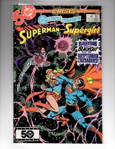 DC Comics Presents #86 (1985) SUPERGIRL Appearance! Crisis X-Over!   / ECA1a