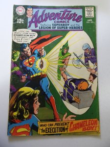 Adventure Comics #376 (1969) GD- Condition moisture stains