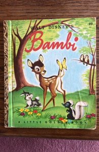 Bambi- little golden book,1946, name/rest unmarked