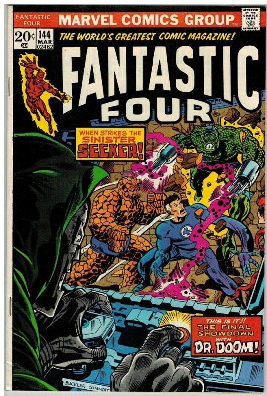 FANTASTIC FOUR 144 FN+ Mar. 1974