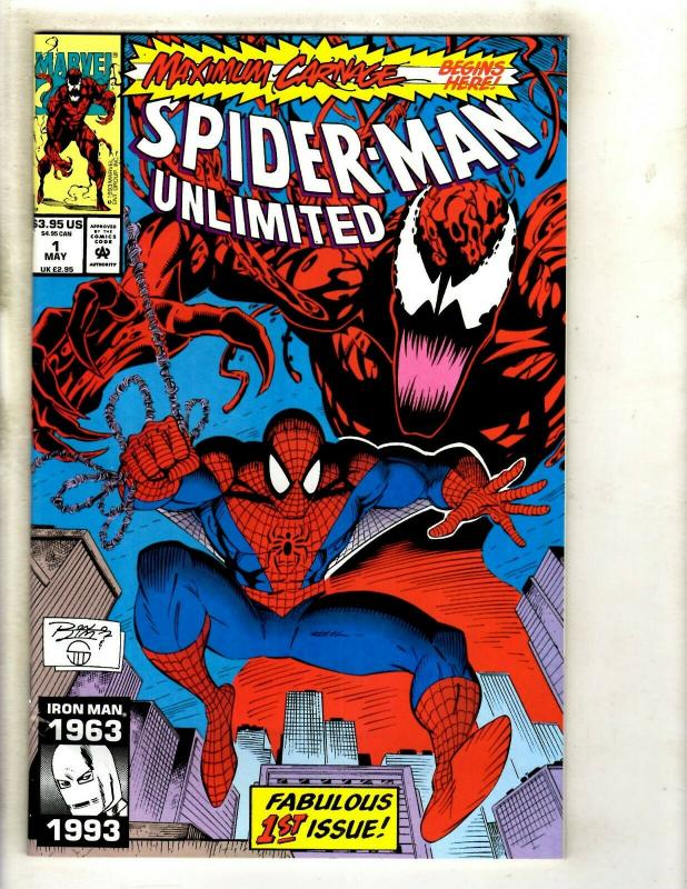 Spider-Man MAXIMUM CARNAGE Complete Marvel Series # 1-14 NM Venom Amazing SM8