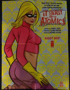 IT GIRL AND THE ATOMICS Promo Poster, 18 x 24, 2012 IMAGE Mike Allred Unused 412