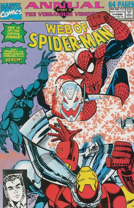 Web of Spider-Man, The Annual #7 VF/NM; Marvel | save on shipping - details insi