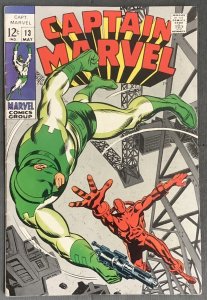 Captain Marvel #13 (1969, Marvel) FN/VF