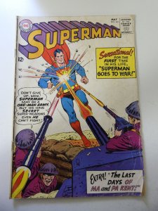 Superman #161 (1963) GD/VG Condition moisture stains