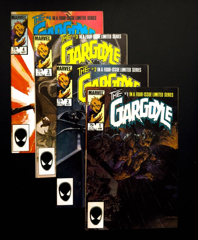 Gargoyle #1-4 Mini Series (1985) [Lot 4bks] Complete Set -All in NM!