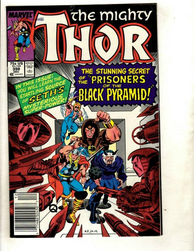 Lot of 8 Thor Marvel Comic Books 398 397 396 395 394 393 392 391 Spider-Man DS3