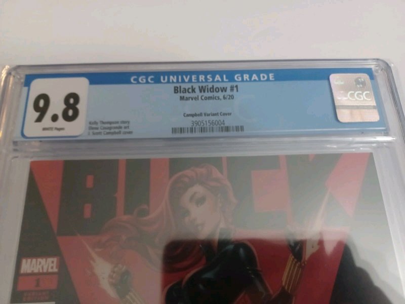 Black Widow #1 J Scott Campbell variant - 2020 - CGC 9.8